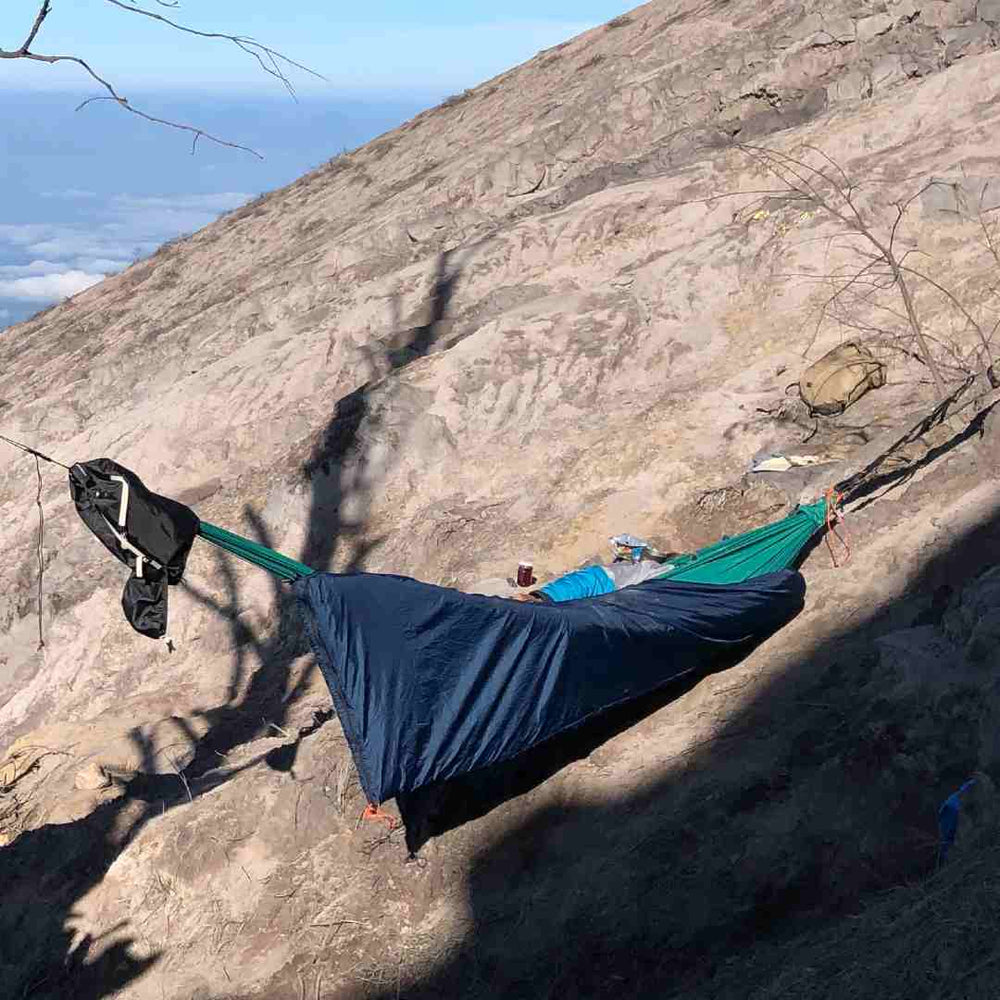 underquilt aus schlafsack Hängematten Underquilt